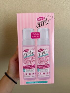 Dippity Do Girls With Curls De-Frizz Curl-Boosting Mousse - (2 PACKS, 6.7oz x 2)